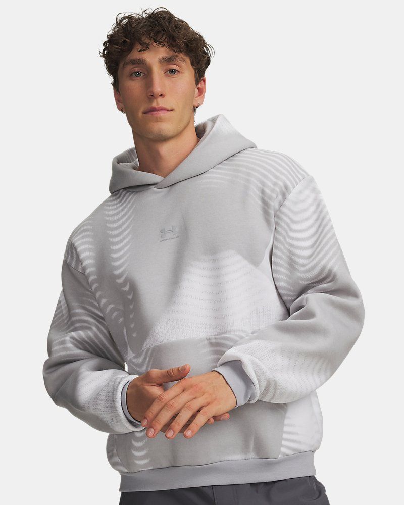UA Icon Fleece Printed Men's Hoodie — view 4