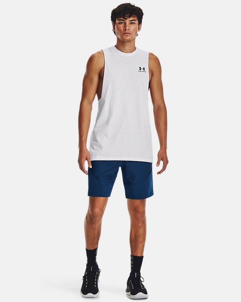 UA Left Chest Cut-Off Men's Tank — view 9