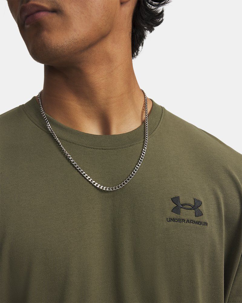 Men's UA Logo Embroidered Heavyweight Short Sleeve Men's Short Sleeve — view 14