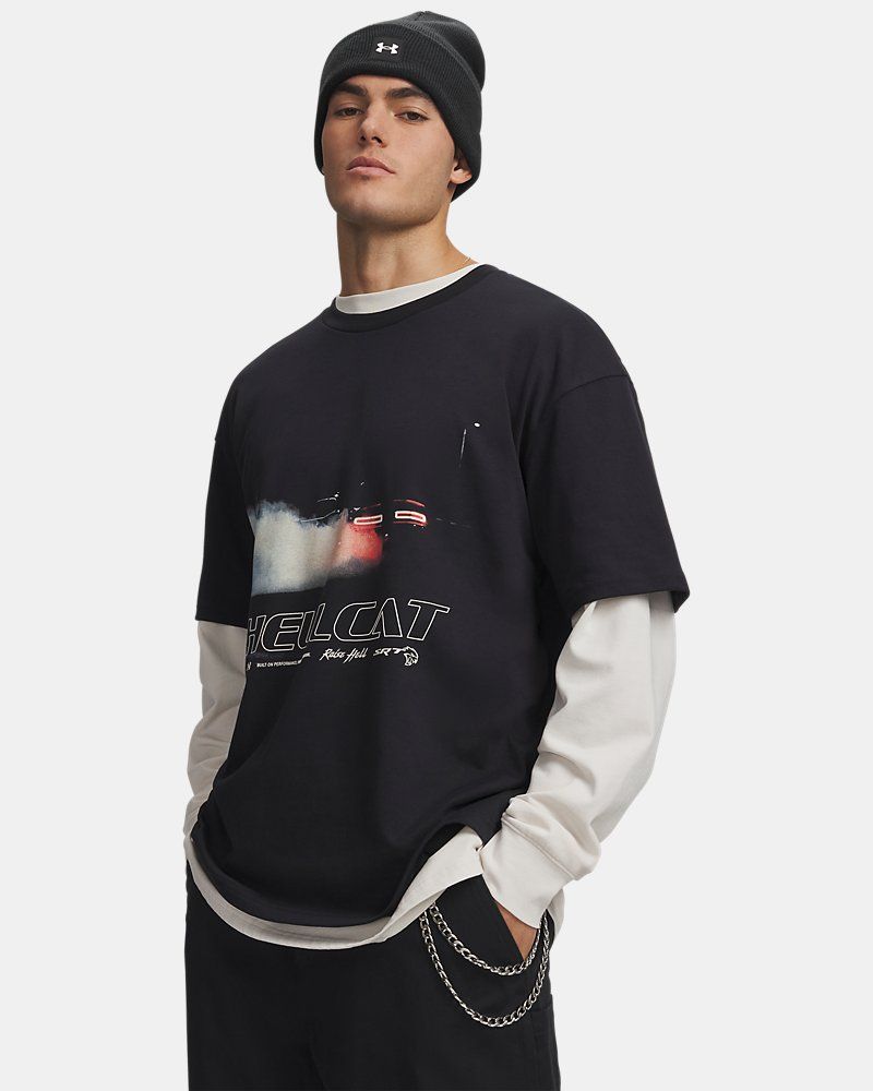 UA x Dodge Heavyweight Burnout Men's Short Sleeve