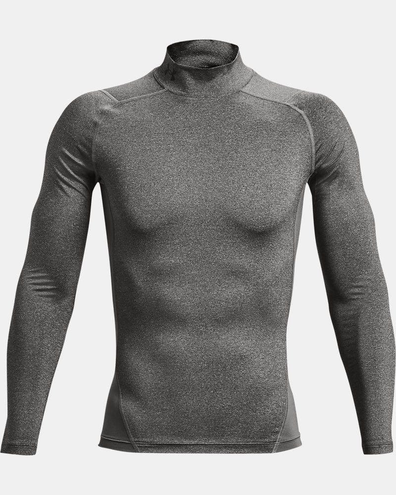 HeatGear® Men's Compression Mock Long Sleeve — view 10