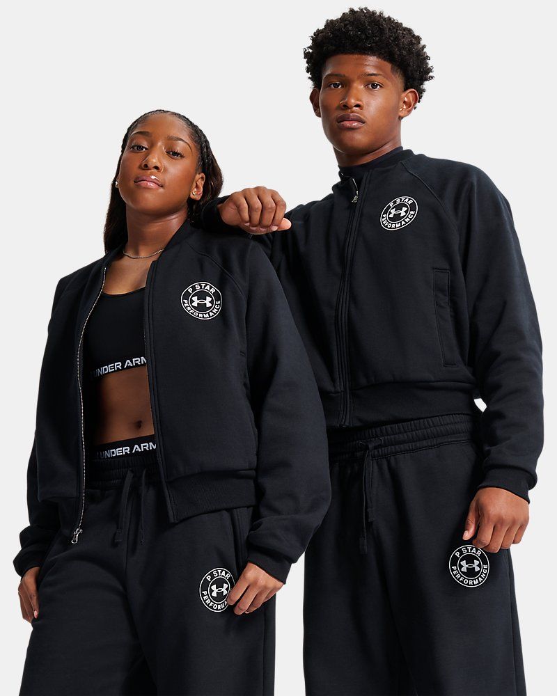 UA x P-Star Performance Fleece Unisex Bomber Jacket