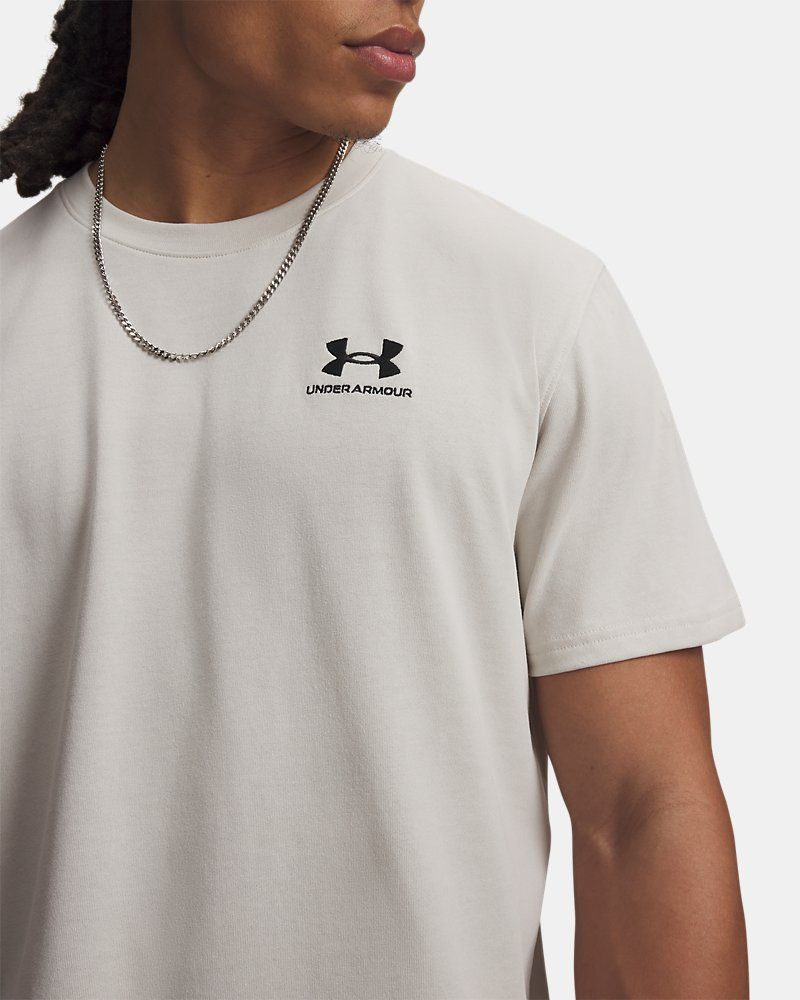 Men's UA Logo Embroidered Heavyweight Short Sleeve Men's Short Sleeve — view 11