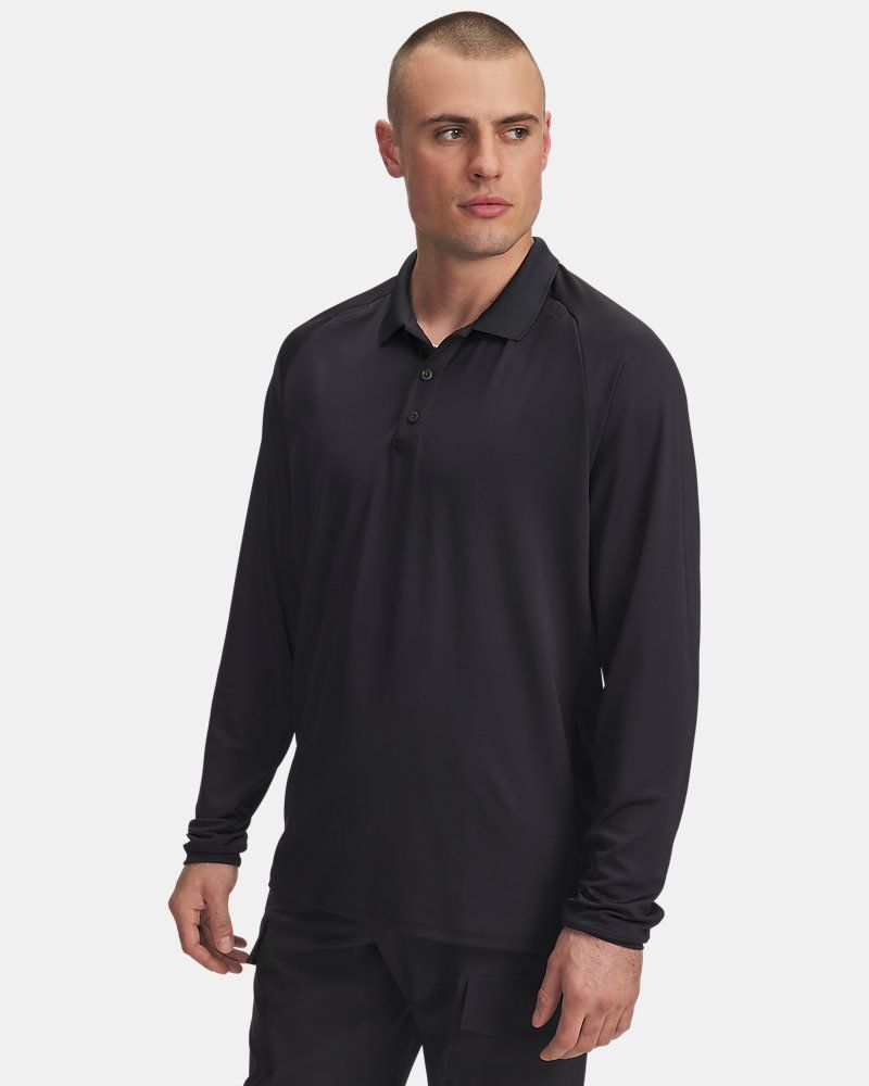 UA Tactical Performance Men's Long Sleeve Polo — view 4