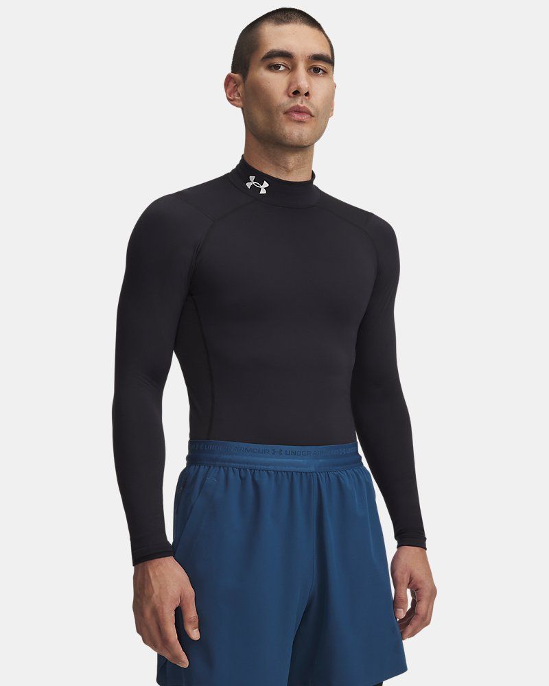 ColdGear® Men's Compression Mock Long Sleeve — view 7