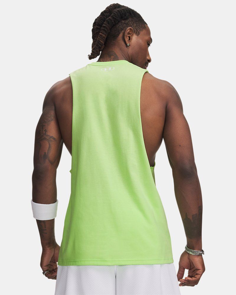 UA Left Chest Cut-Off Men's Tank — view 24