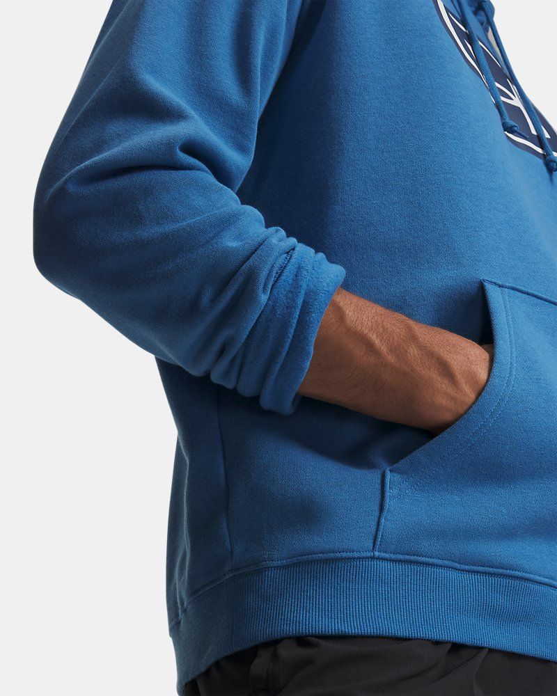 UA Rival Fleece Branded Men's Hoodie — view 10
