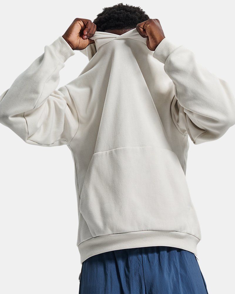 UA Icon Fleece Washed Men's Hoodie — view 5