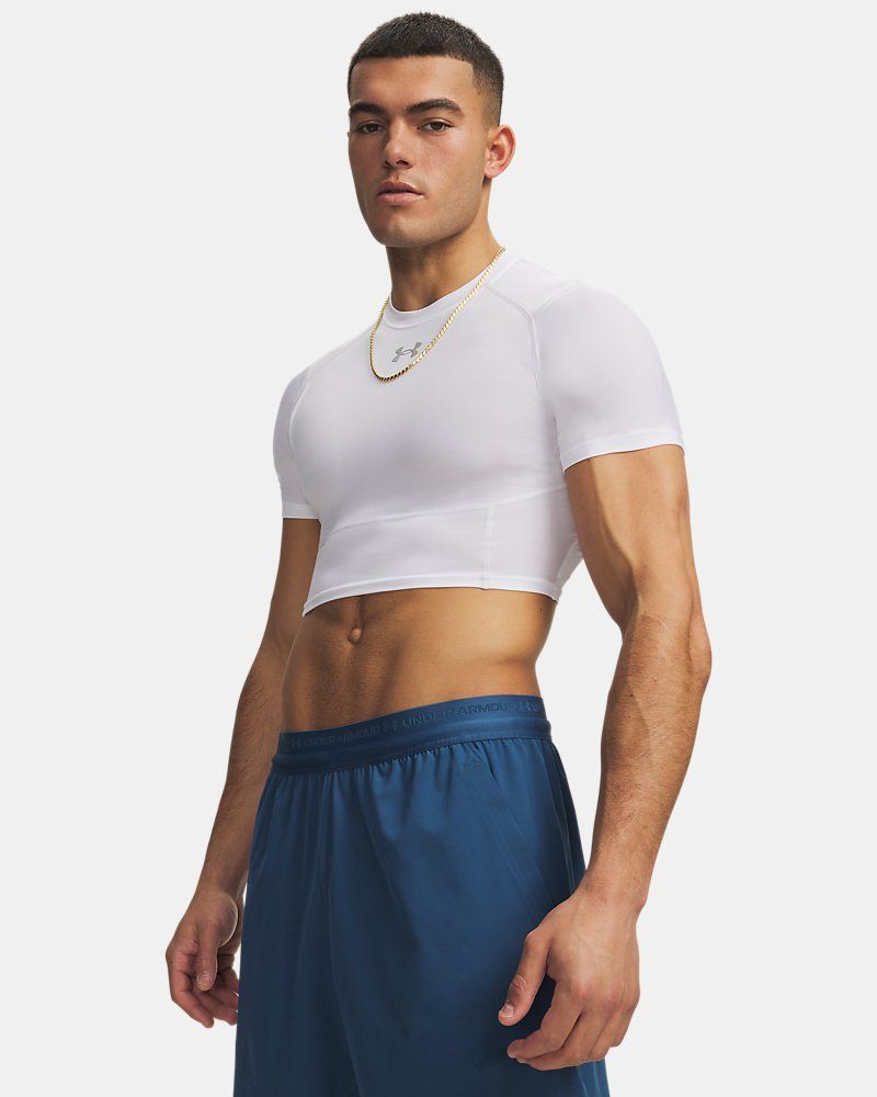HeatGear® Elite Men's Compression Crop Short Sleeve