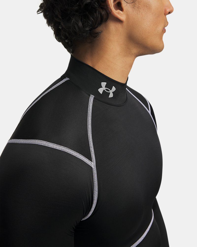 HeatGear® Elite Men's Compression Mock Long Sleeve — view 4