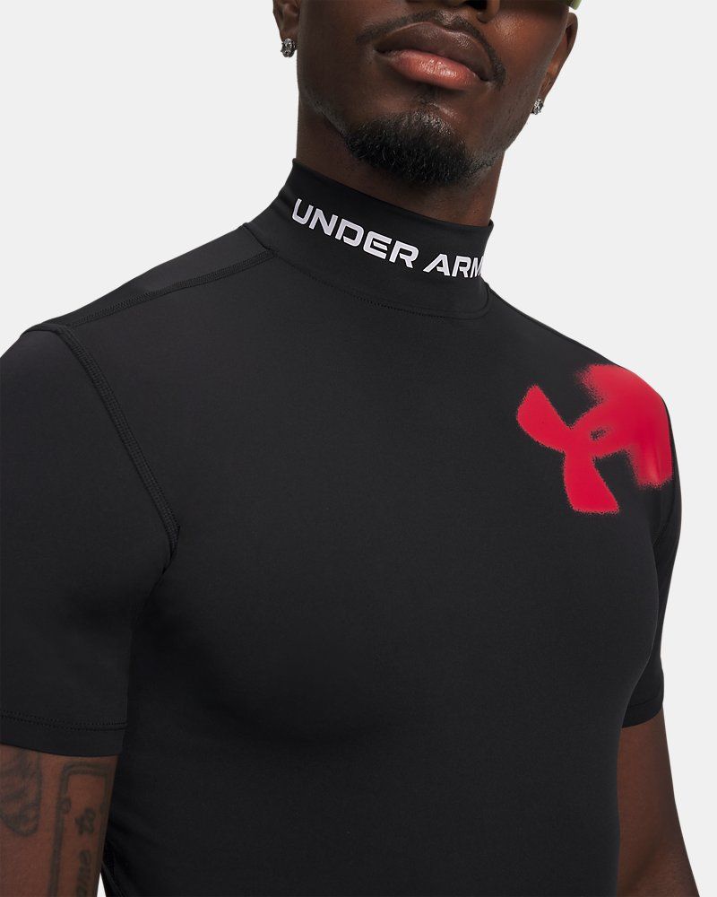HeatGear® Click Clack Men's Short Sleeve Mock — view 3