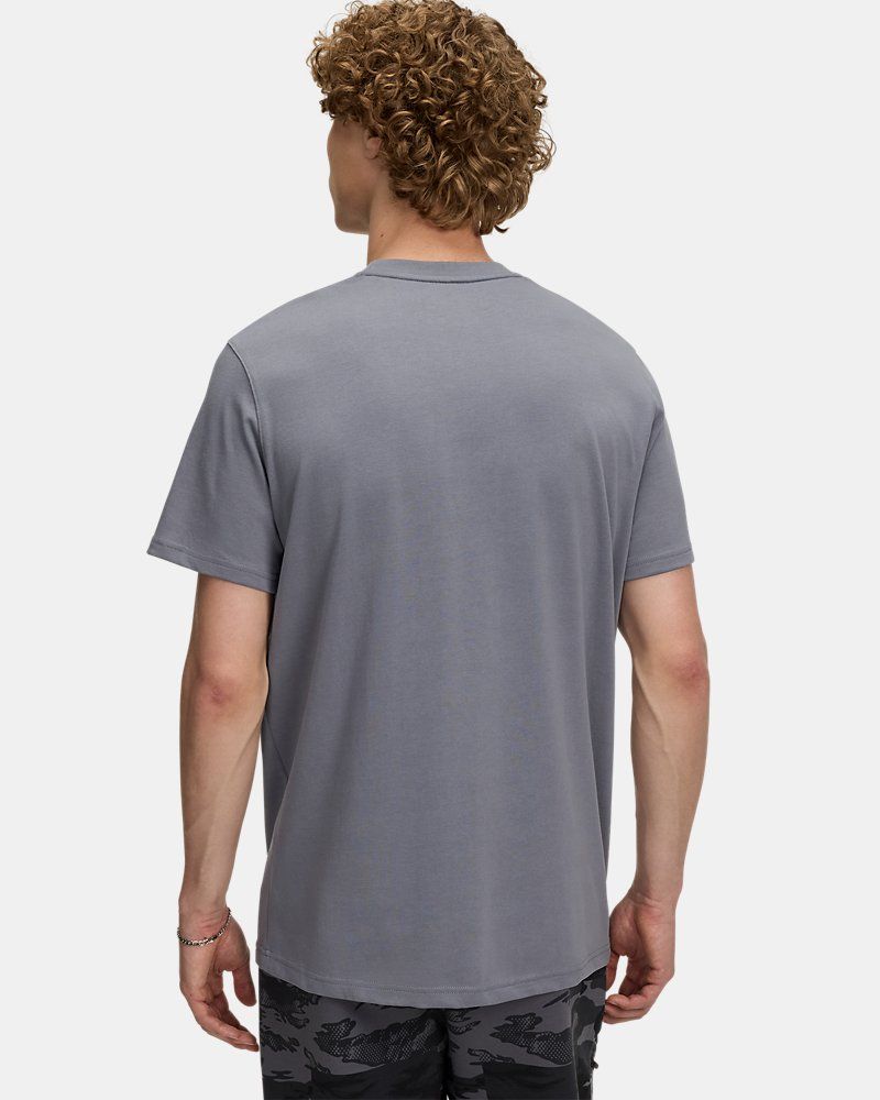 Men's UA Logo Embroidered Heavyweight Short Sleeve Men's Short Sleeve — view 16