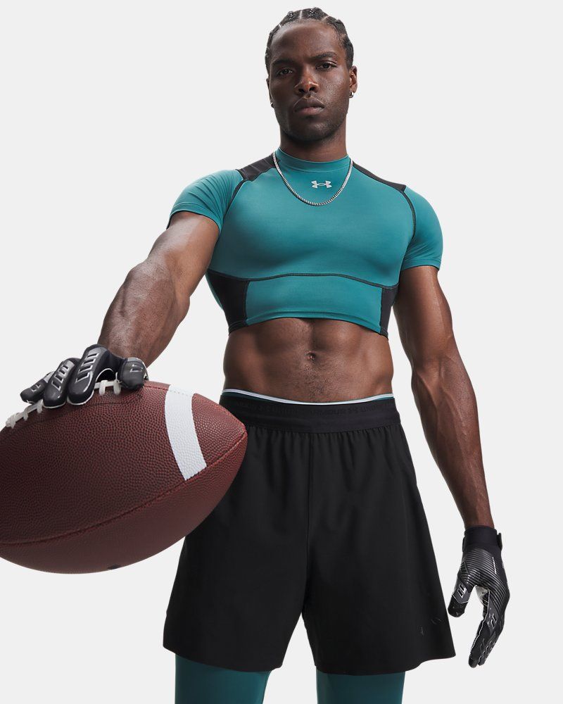 HeatGear® Elite Men's Compression Crop Short Sleeve — view 4
