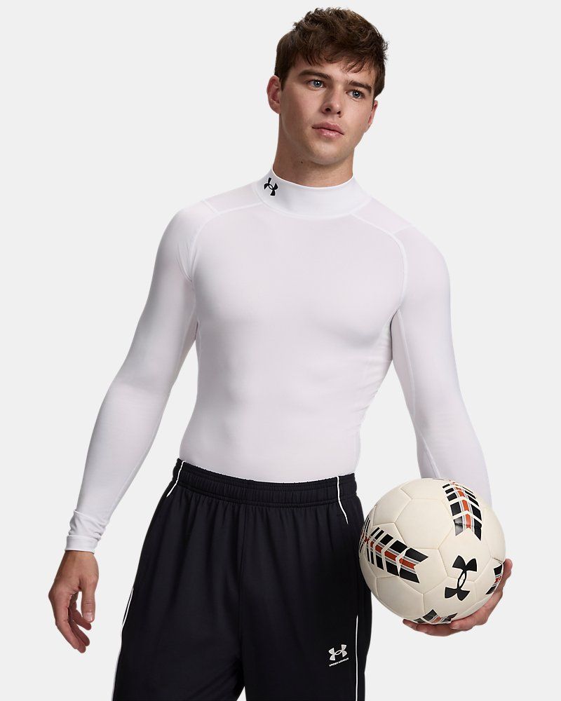 HeatGear® Men's Compression Mock Long Sleeve — view 12