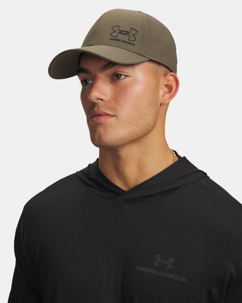 UA ArmourVent Low Men's Stretch Fit Cap — view 9