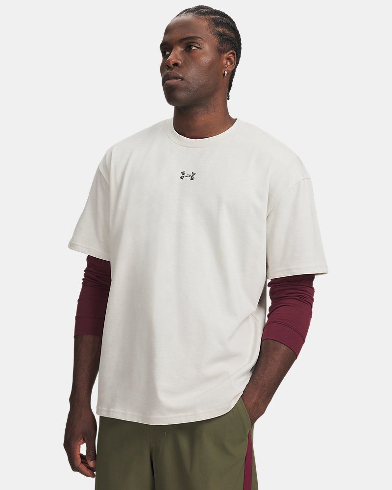UA Heavyweight Metal Logo Men's Short Sleeve — view 4