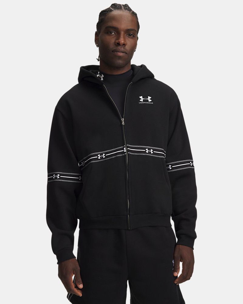 UA Icon Fleece Taped Men's Full Zip