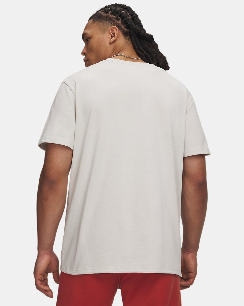 Men's UA Logo Embroidered Heavyweight Short Sleeve Men's Short Sleeve — view 10