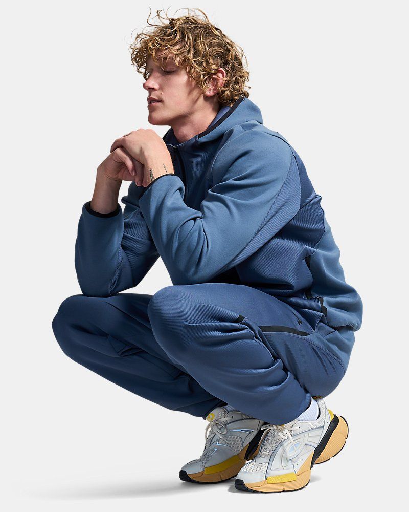 UA Unstoppable Fleece Textured Men's Joggers — view 5