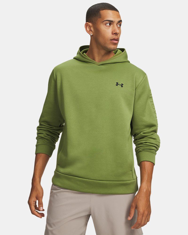 Armour Fleece® Wordmark Emboss Men's Hoodie — view 4