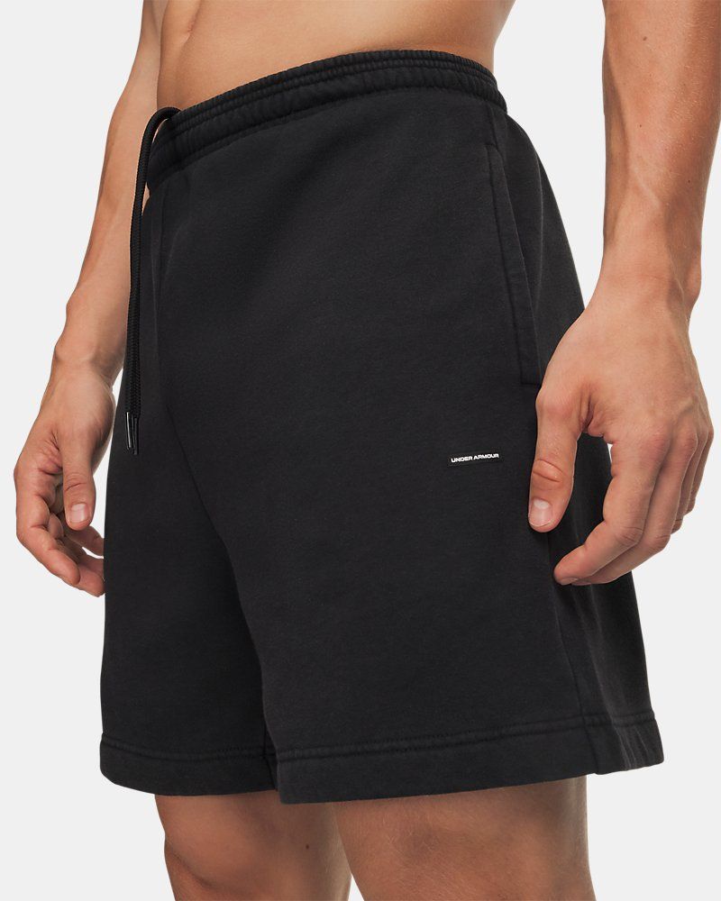 UA Icon Fleece Wash Men's Shorts — view 4