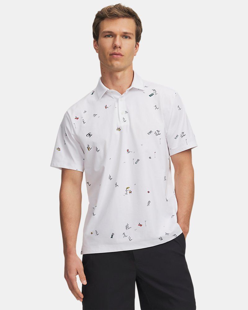 UA ArmourDry Printed Men's Polo — view 19