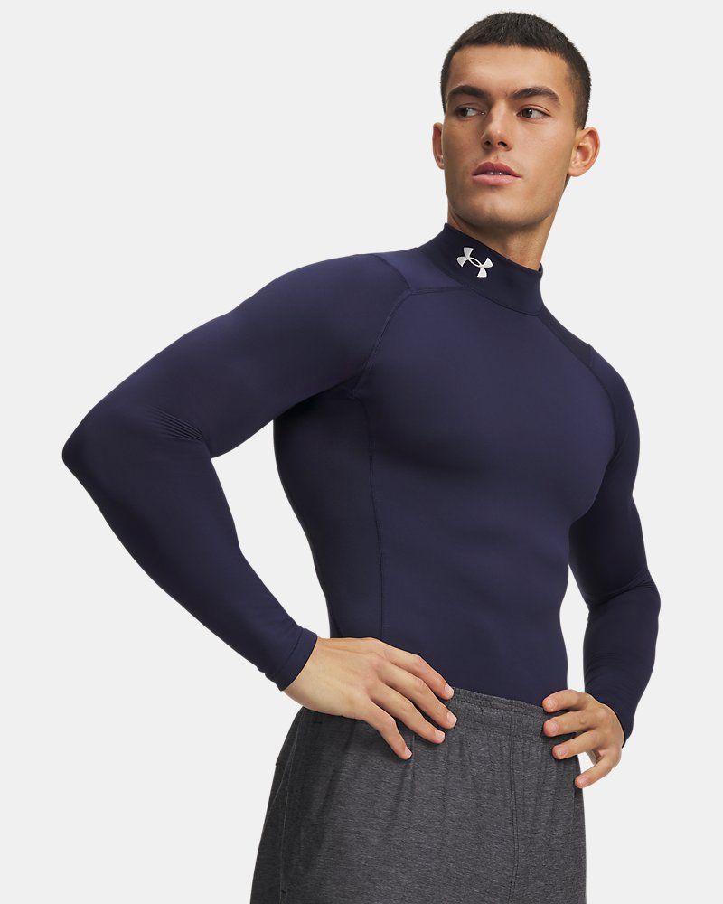 ColdGear® Men's Compression Mock Long Sleeve — view 27