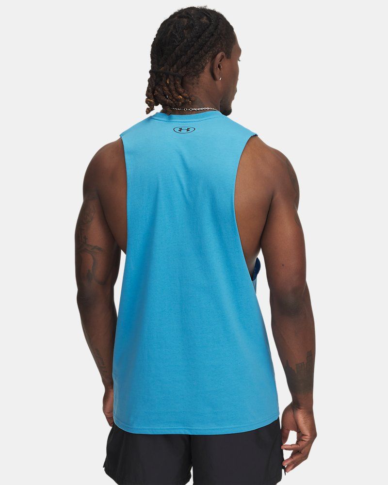 UA Left Chest Cut-Off Men's Tank — view 19