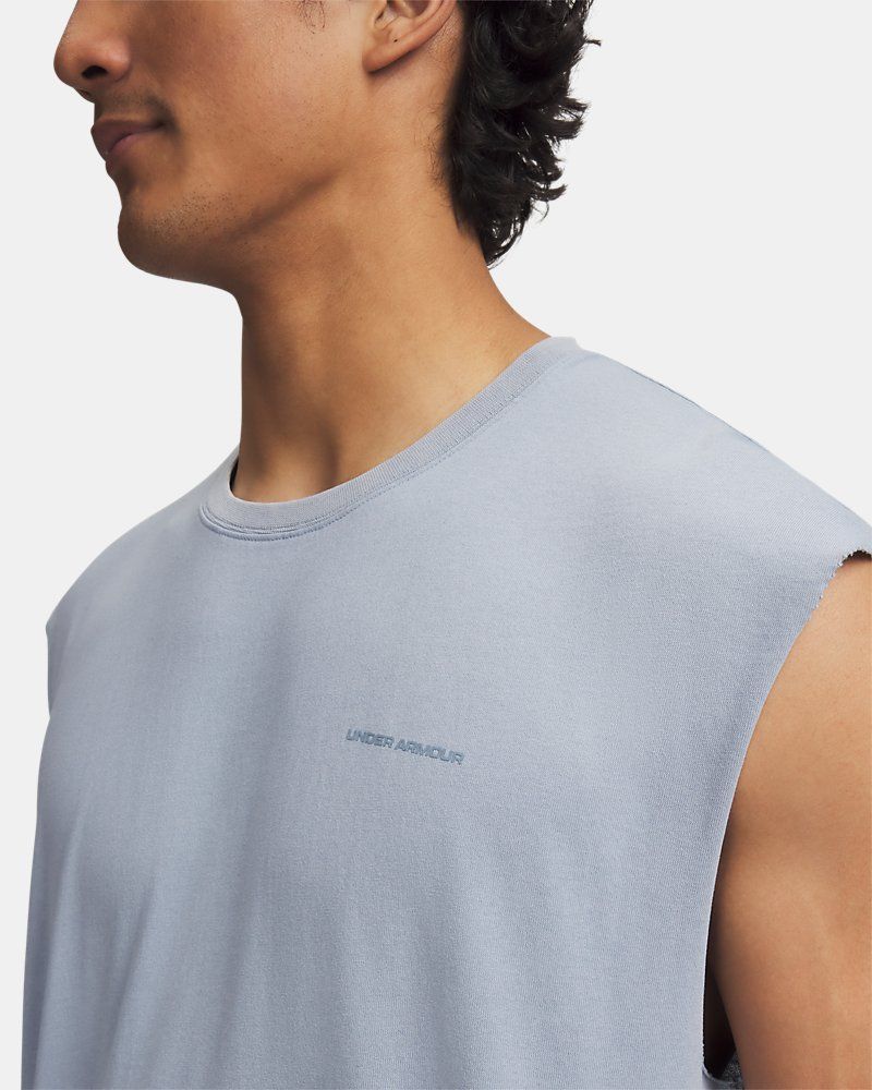 UA Icon Heavyweight Cotton Men's Tank — view 24