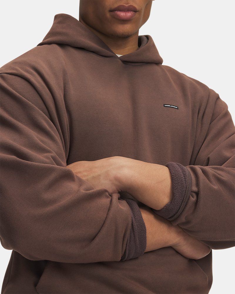 UA Icon Fleece Washed Men's Hoodie — view 14