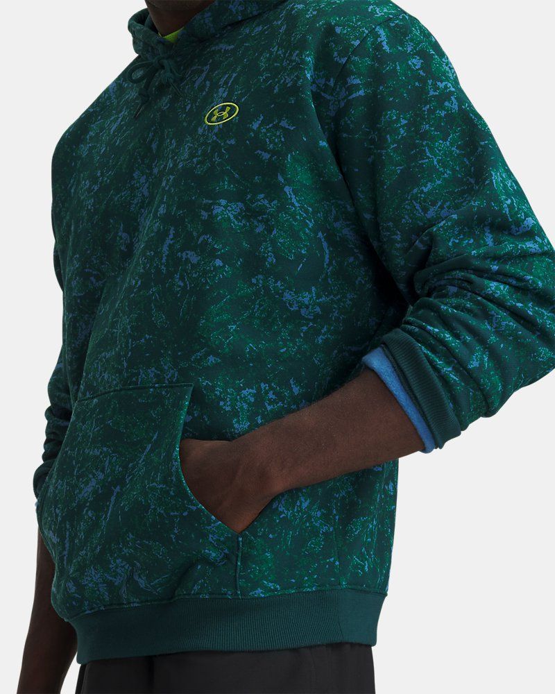 UA Rival Fleece Printed Men's Hoodie — view 12