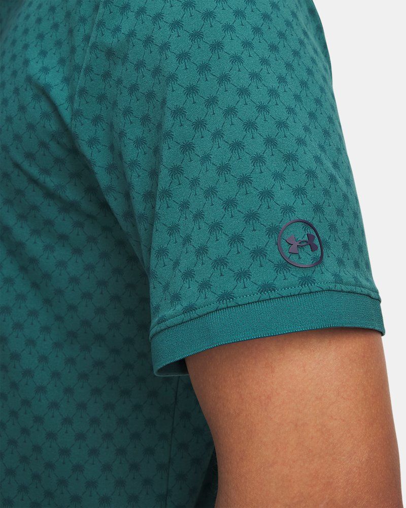UA ArmourDry Print Rib Men's Polo — view 9