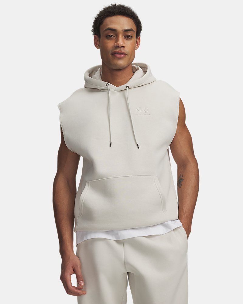 UA Icon Fleece Men's Sleeveless Hoodie — view 13