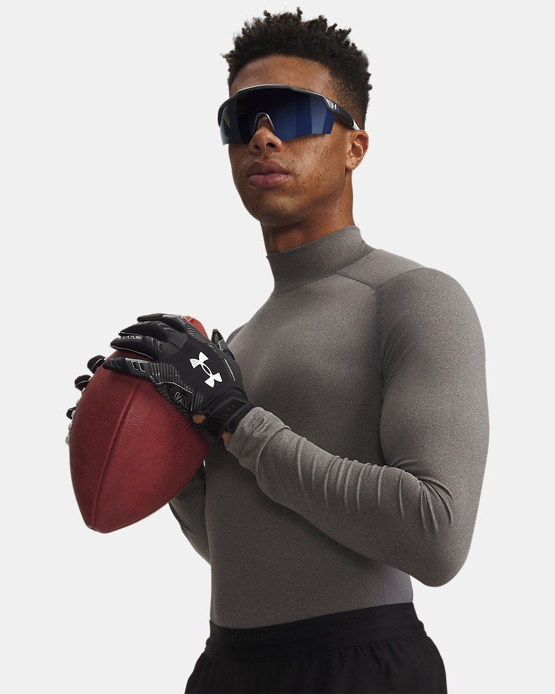 HeatGear® Men's Compression Mock Long Sleeve — view 7