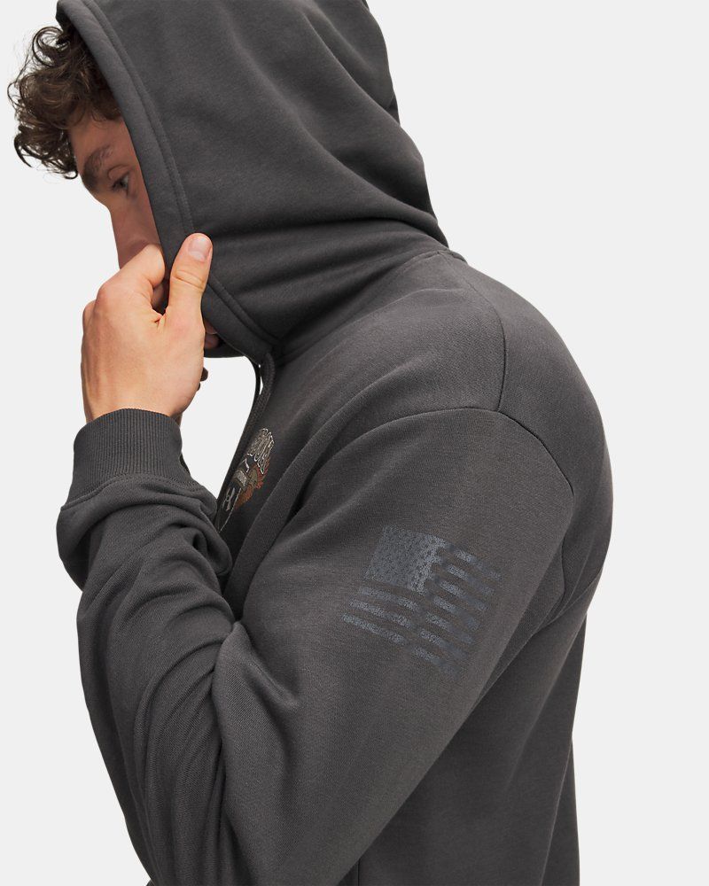 UA Freedom Eagle Skull Men's Hoodie — view 3