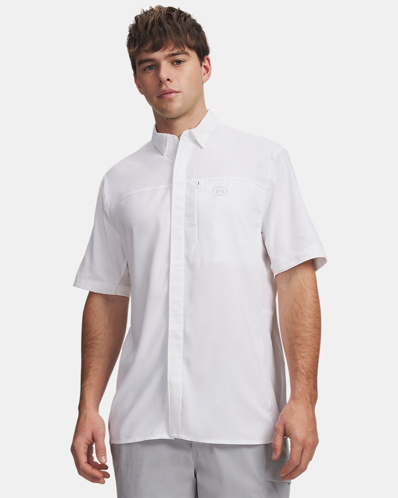 UA Fish Pro Hybrid Woven Men's Short Sleeve