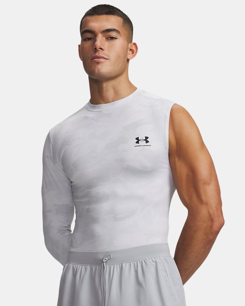 HeatGear® Asymmetrical Right Top Printed Men's Long Sleeve — view 4