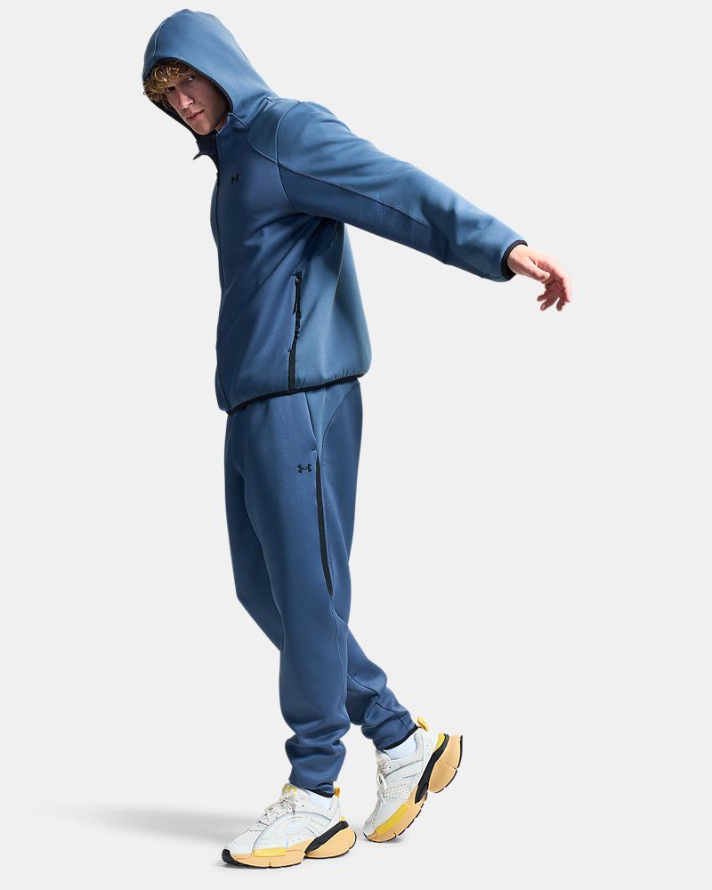 UA Unstoppable Fleece Textured Men's Joggers — view 4