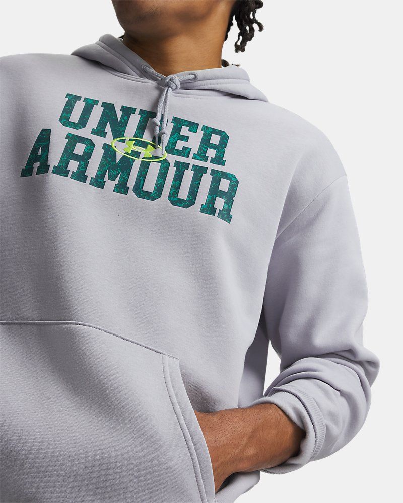 UA Rival Fleece Camo Fill Men's Hoodie — view 6