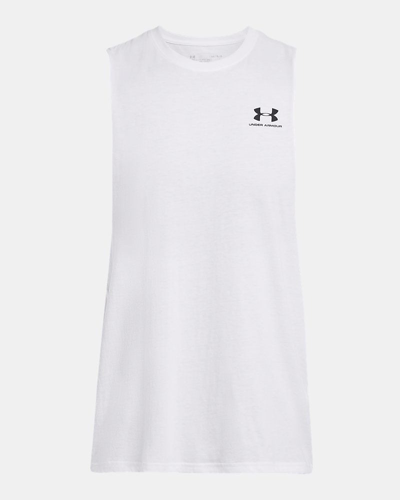 UA Left Chest Cut-Off Men's Tank — view 11