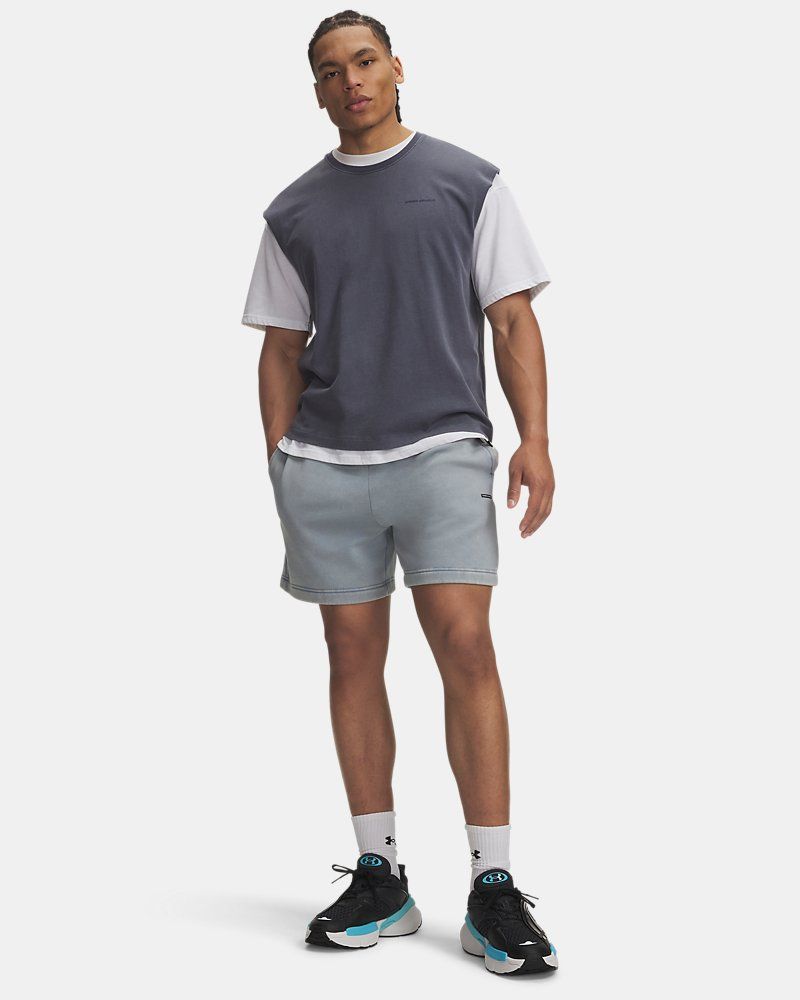 UA Icon Fleece Wash Men's Shorts — view 11