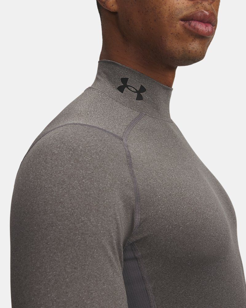 HeatGear® Men's Compression Mock Long Sleeve — view 9