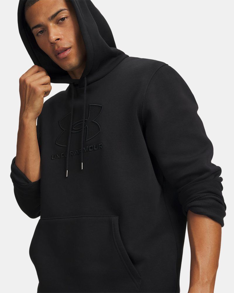 UA Icon Fleece Branded Men's Hoodie — view 3