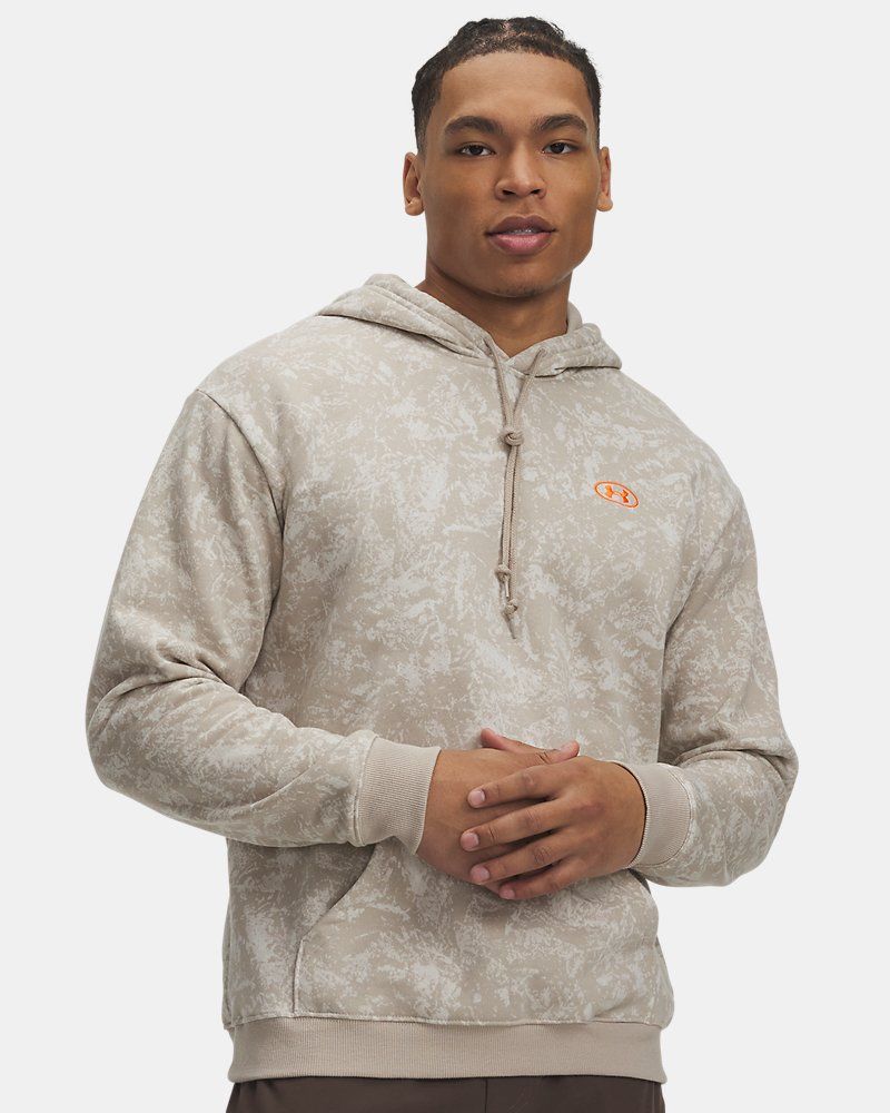 UA Rival Fleece Printed Men's Hoodie — view 4