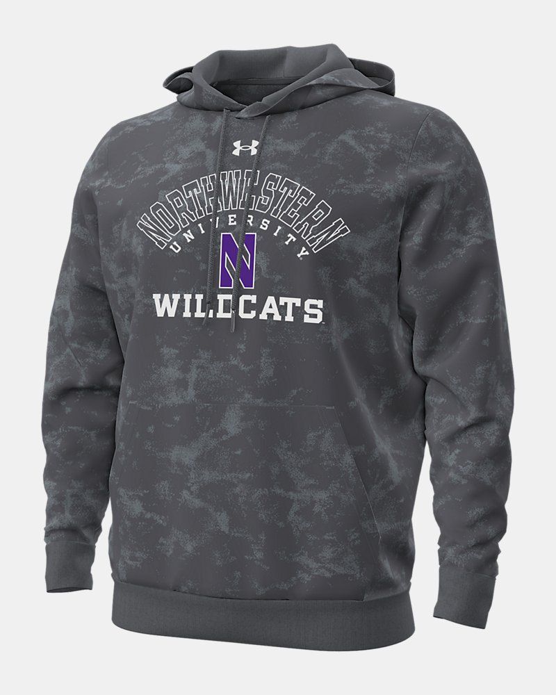 UA Rival Fleece Washed Collegiate Men's Hoodie — view 9