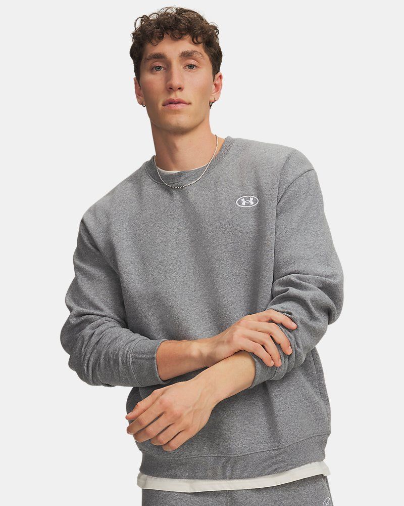 UA Rival Fleece Men's Crew — view 4