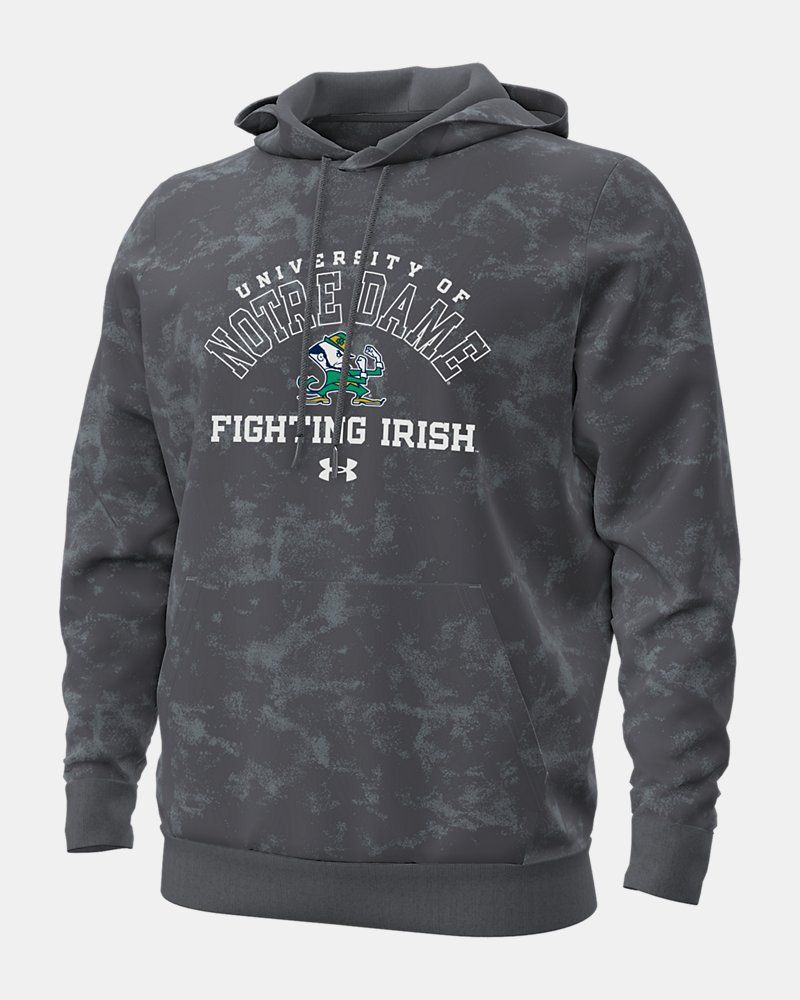 UA Rival Fleece Washed Collegiate Men's Hoodie — view 11