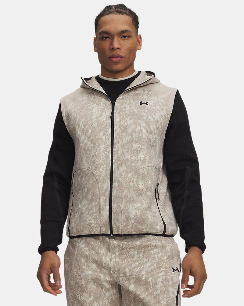 UA Unstoppable Fleece Men's Hooded Vest — view 4