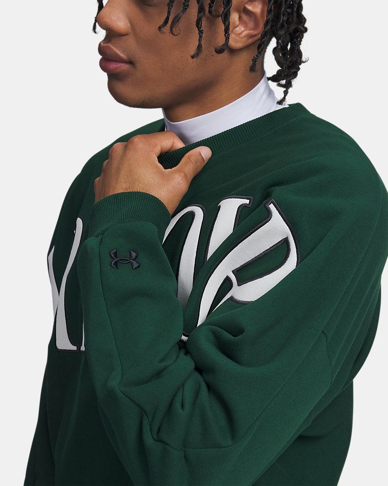 UA Icon Heavyweight Terry Graphic Men's Crew — view 7