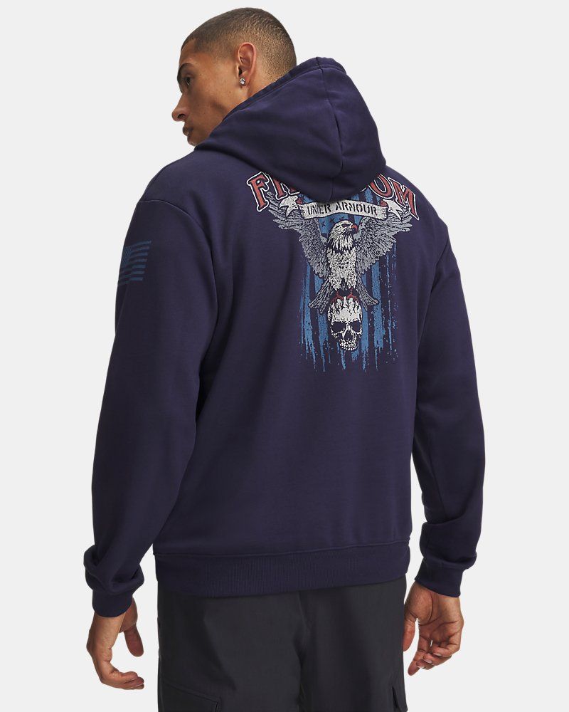 UA Freedom Eagle Skull Men's Hoodie — view 5